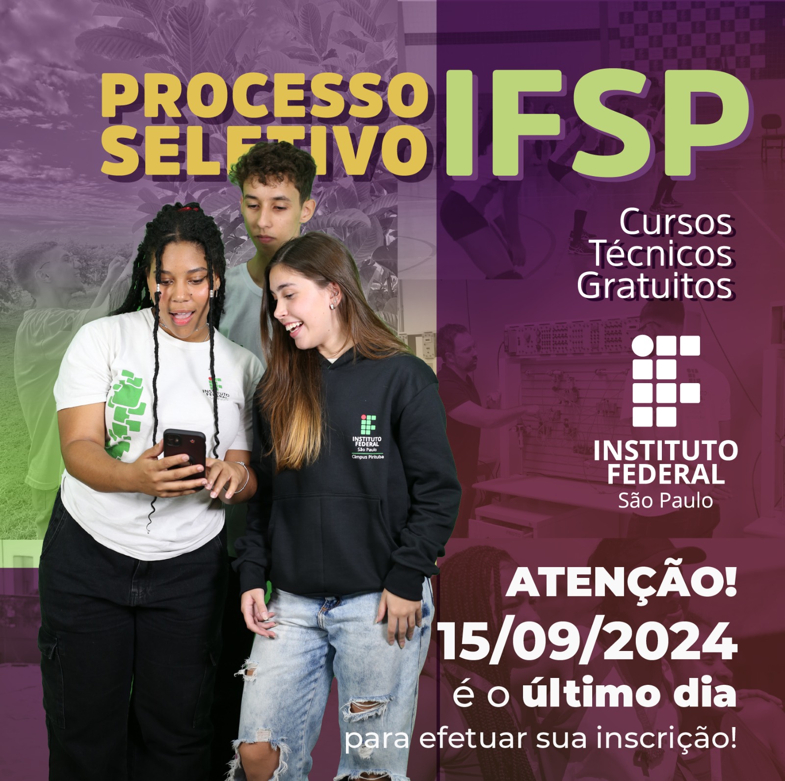 Últimos dias de inscrições!!