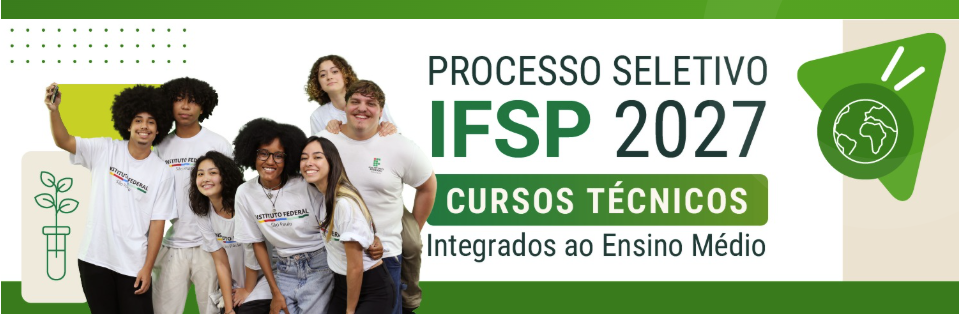 Processo Seletivo 2027 Integrado - Inscrições abertas